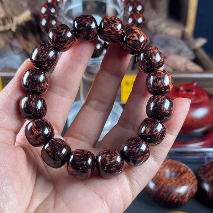 兰***闲降真香无事牌红降1314黑油玉化