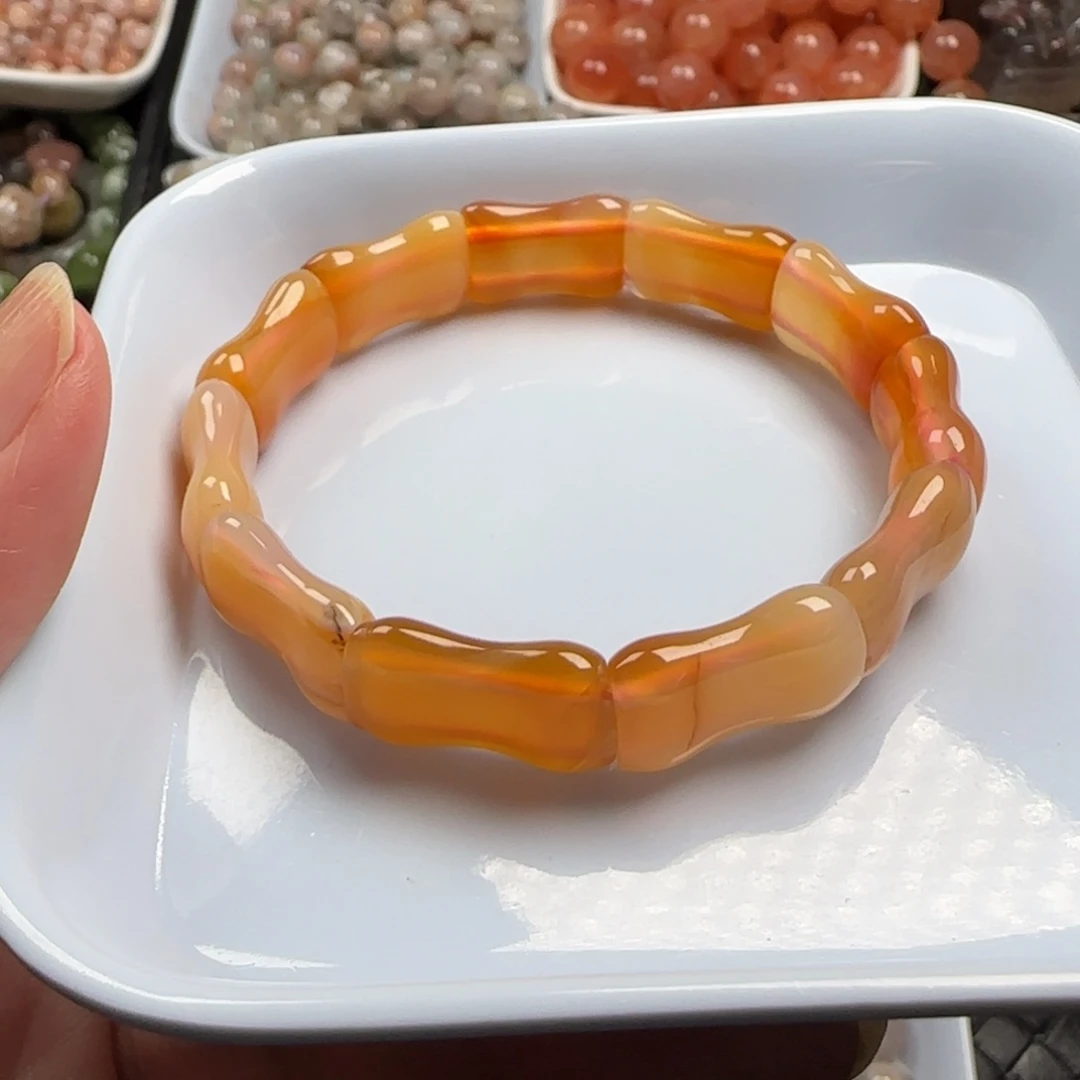 未镶嵌玛瑙/玉髓珠宝半成品