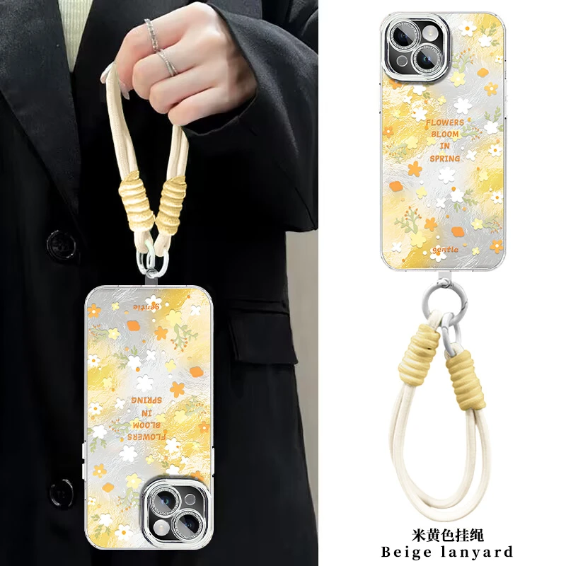 【苹果/华为/荣耀/OPPO/vivo/小米】满屏碎花精孔冰川纹手机壳