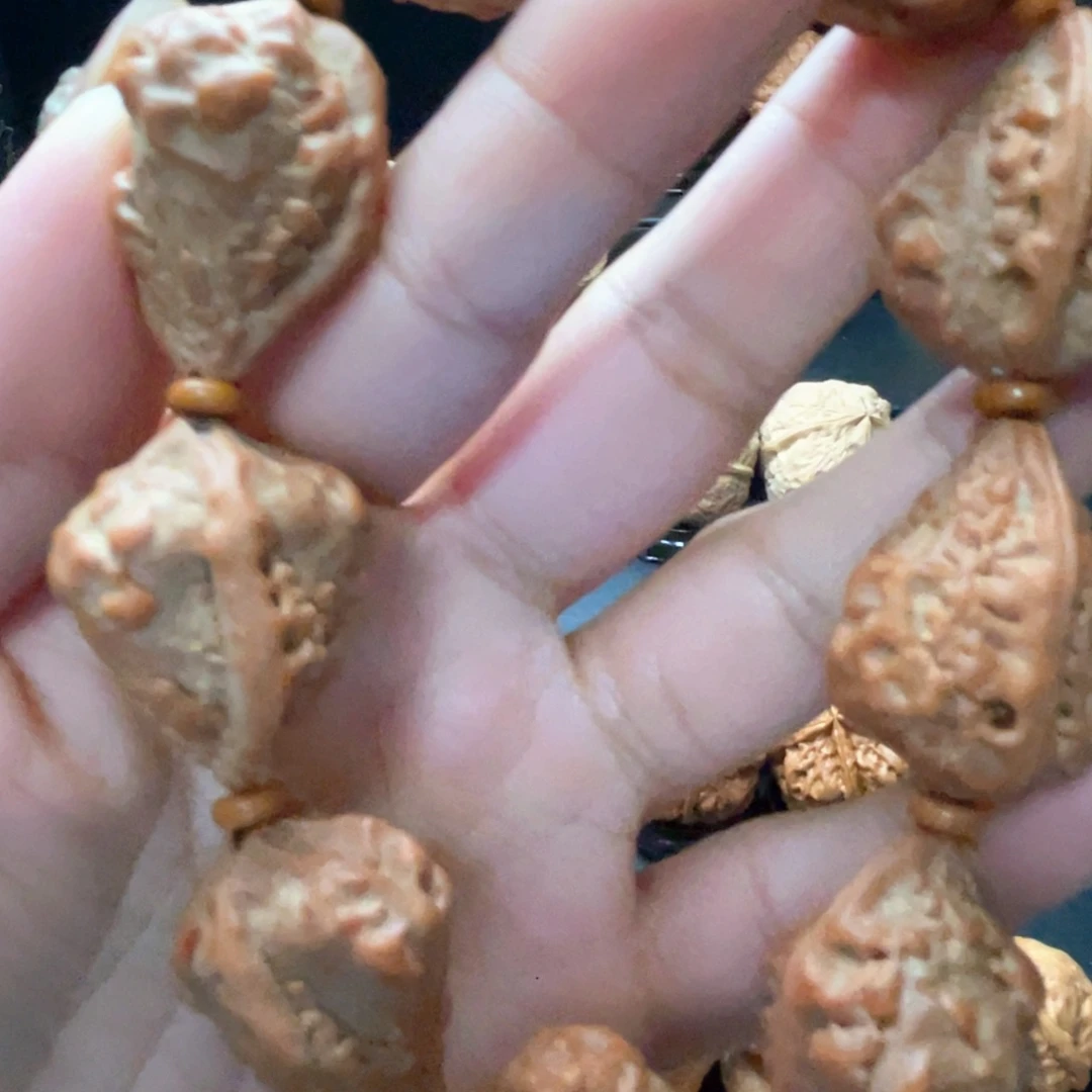 文玩核桃把件麒麟角……