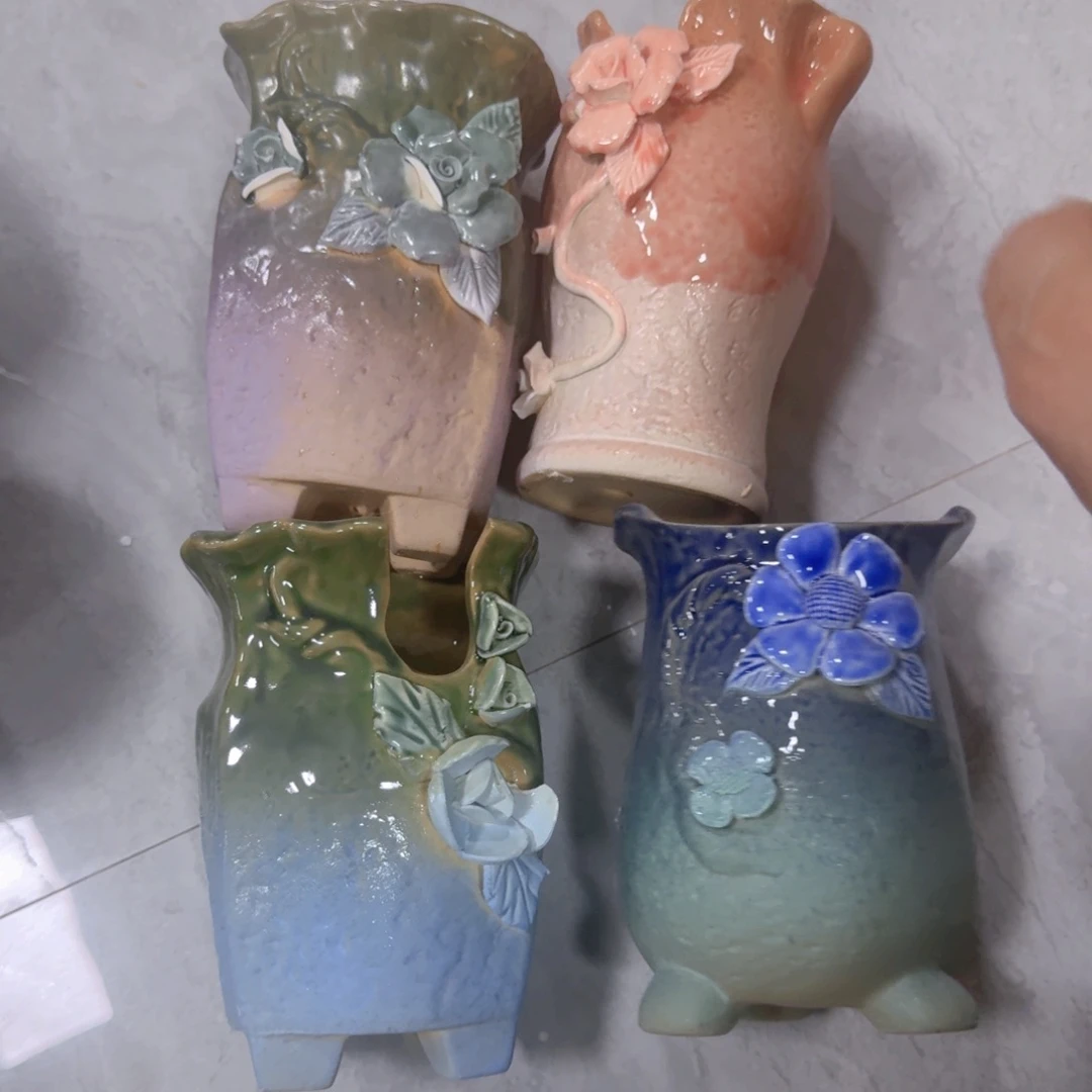 紫砂花盆瑕疵瑕疵