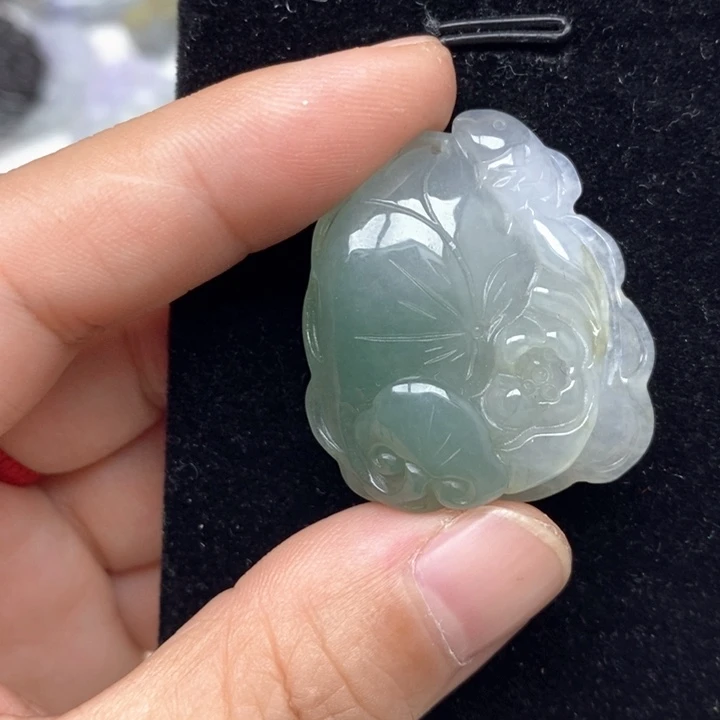 G***U颈饰未镶嵌翡翠天然缅甸翡翠a货