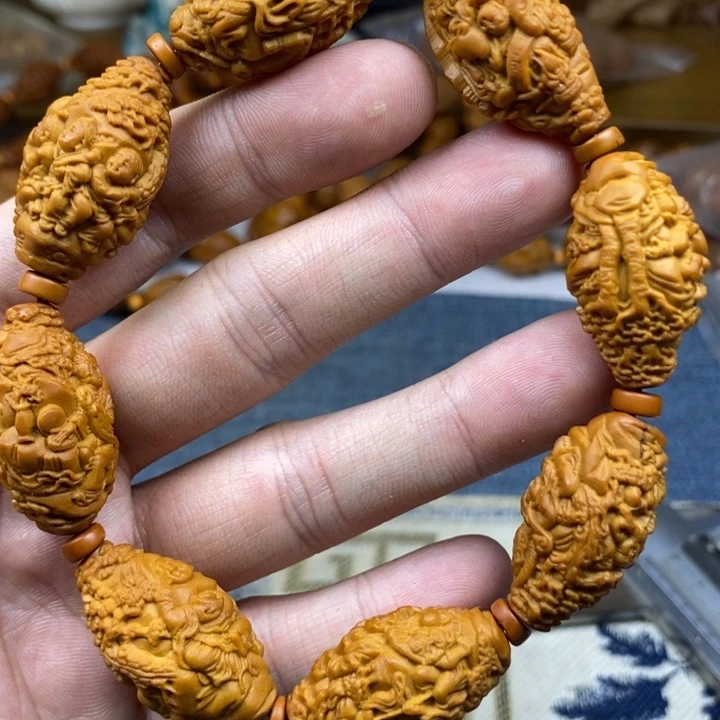 橄榄核手串/手链橄榄核雕工艺手串