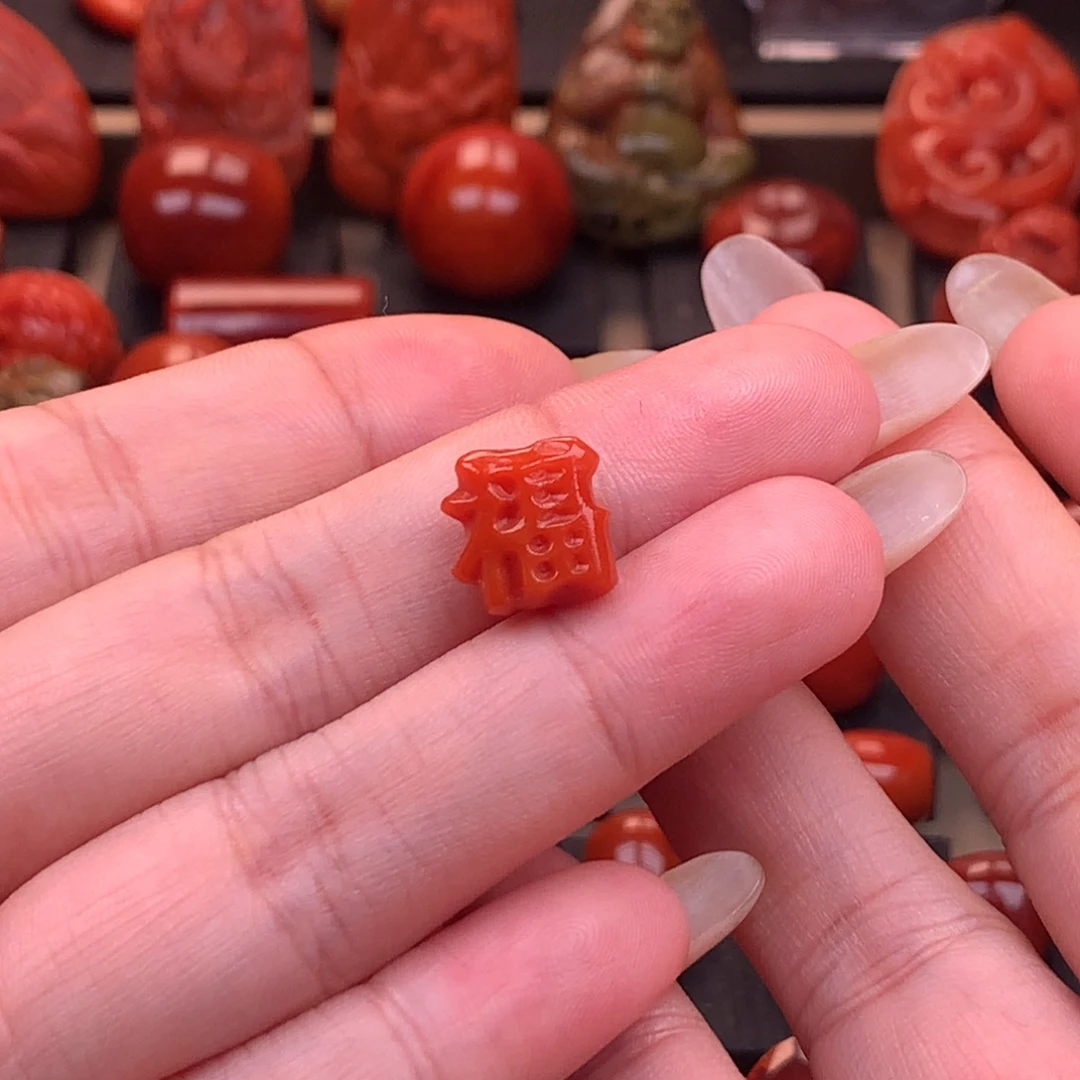 南红玛瑙未镶嵌福背云11mm