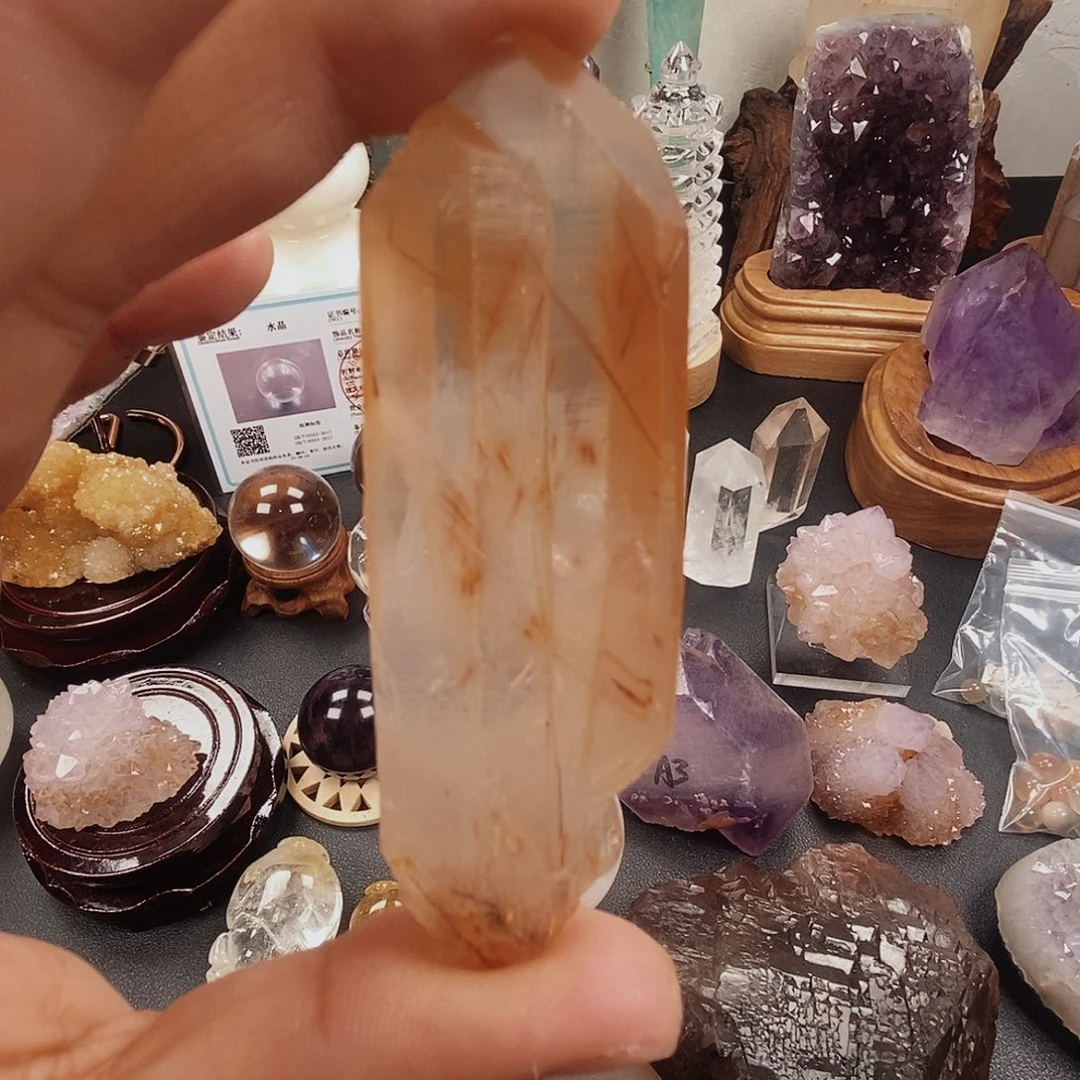 水晶未镶嵌珠宝半成品