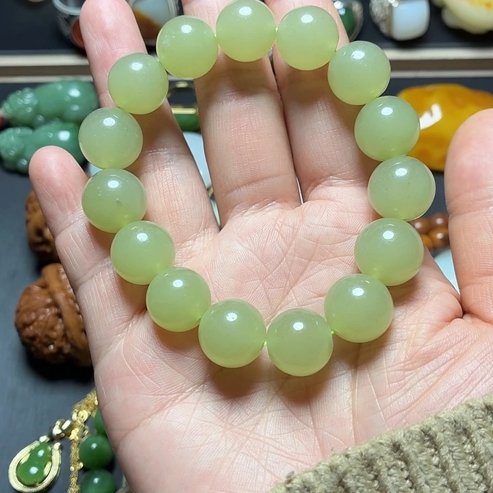 和田玉（糖玉）未镶嵌手链黄口