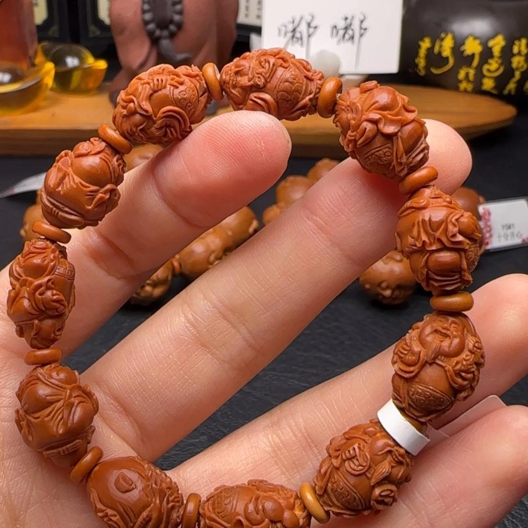 橄榄核手串/手链小籽财神
