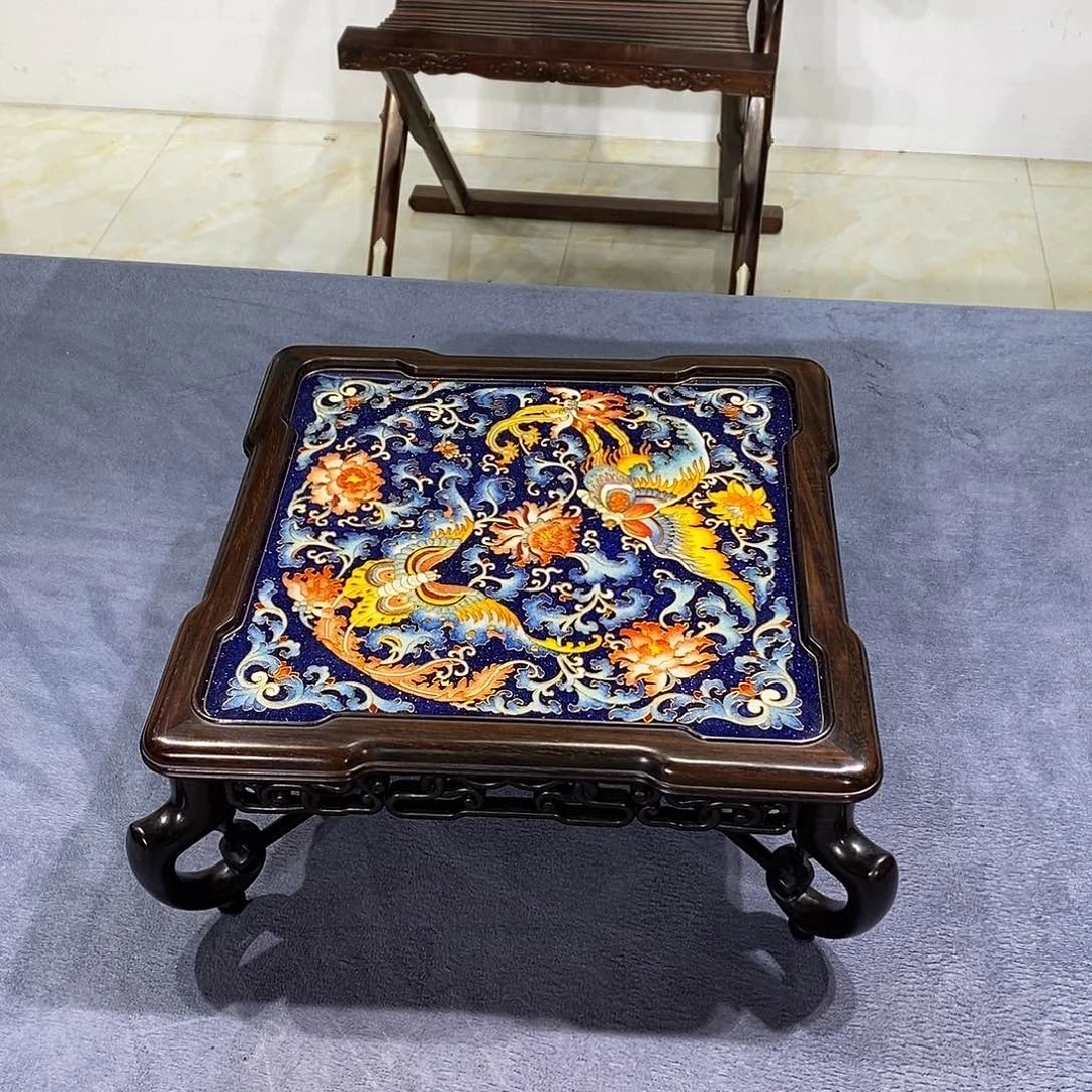 红酸枝木类成套家具底座