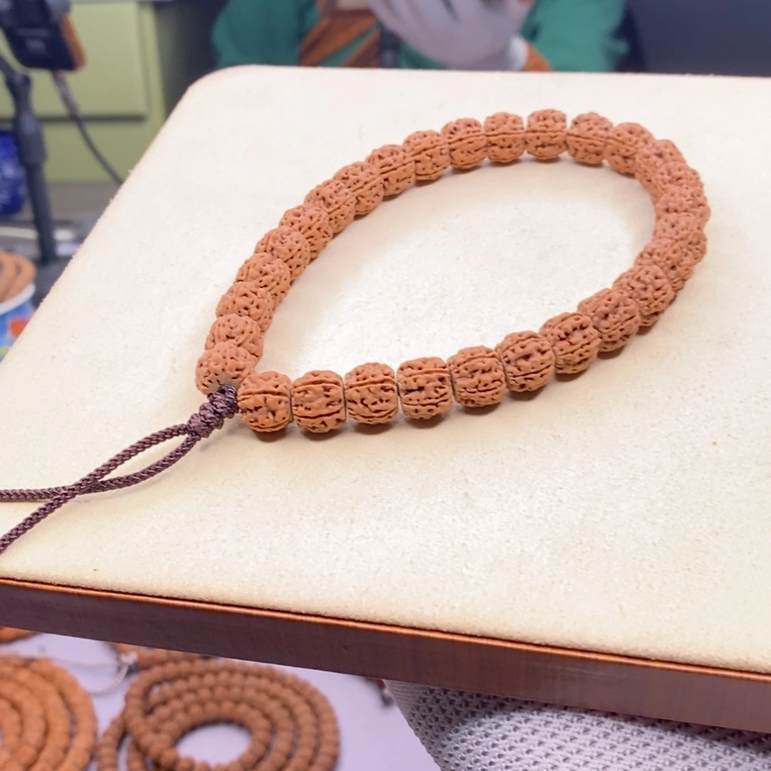 掐***柔手串金刚菩提龙切盘龙尺寸11.5