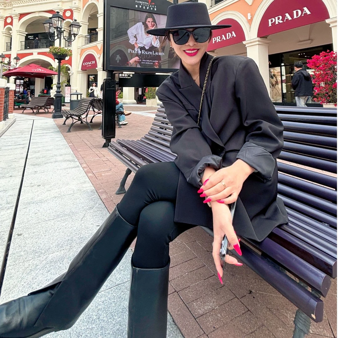 S869欧货设计师款气质不等式大牌范儿宽松西服外套