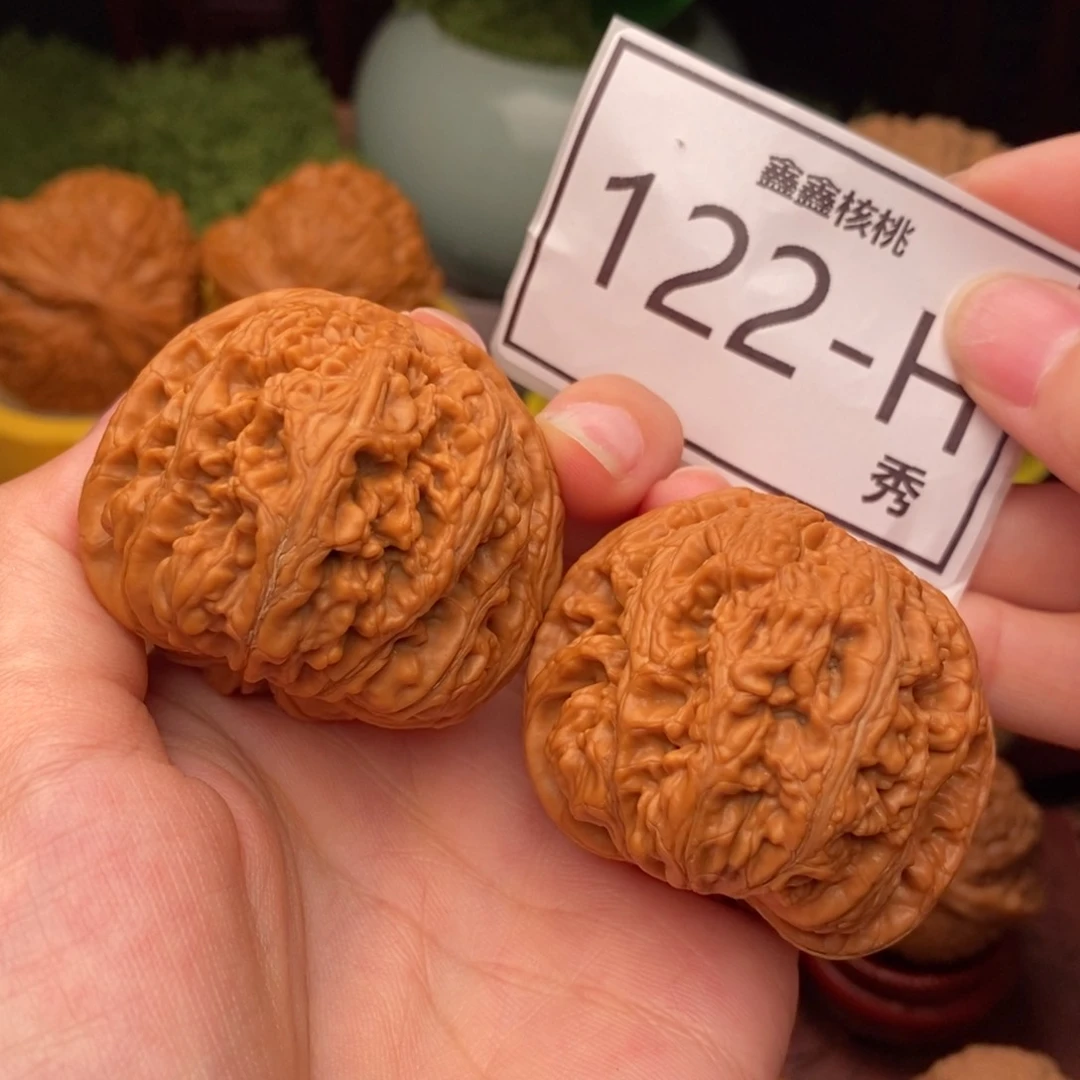 文玩核桃把件大粗筋45