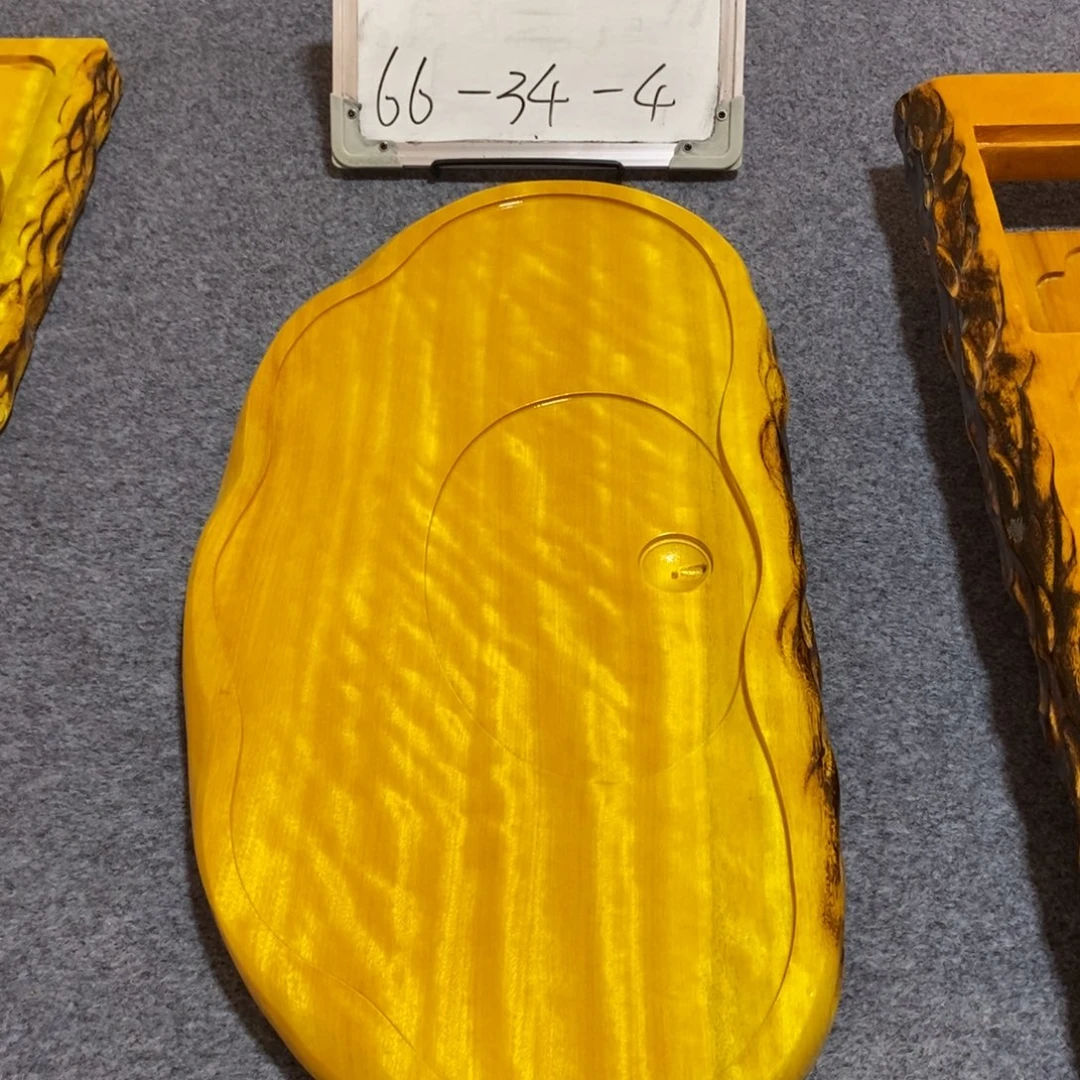 泡***泡非洲大叶金丝楠木茶盘