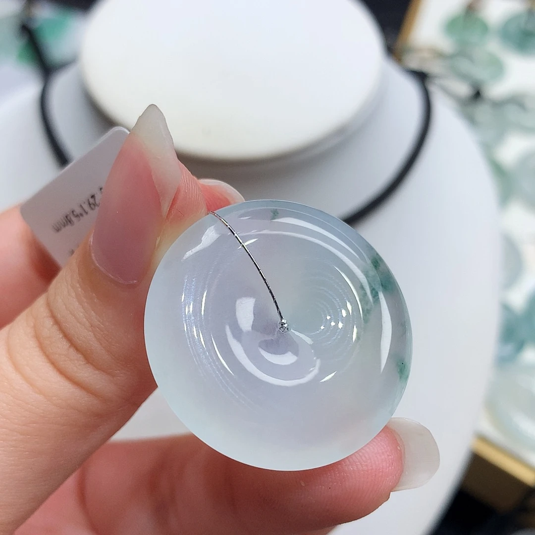 翡翠未镶嵌胸饰翡翠137，29.1/5.8