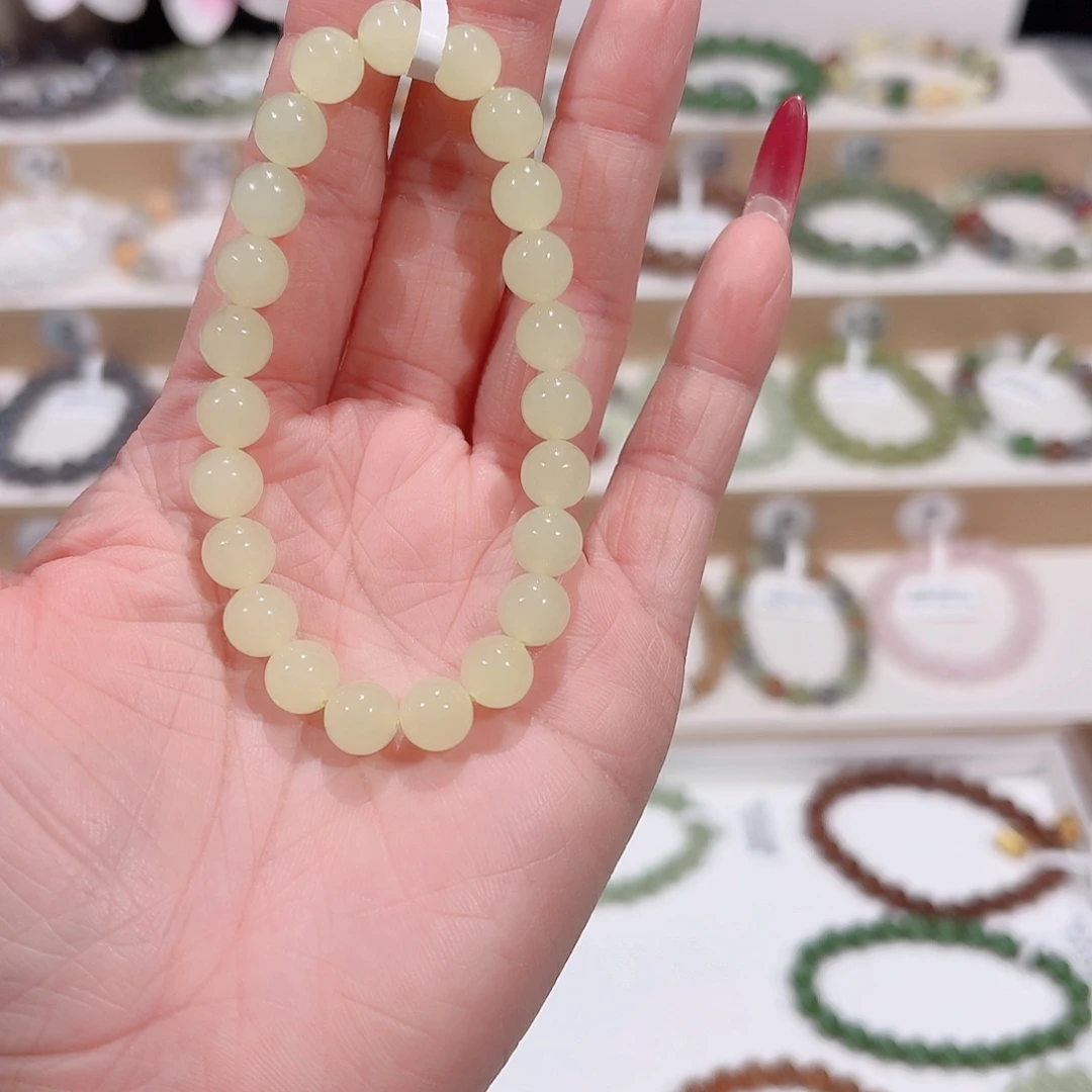 ˶***Y和田玉未镶嵌手串