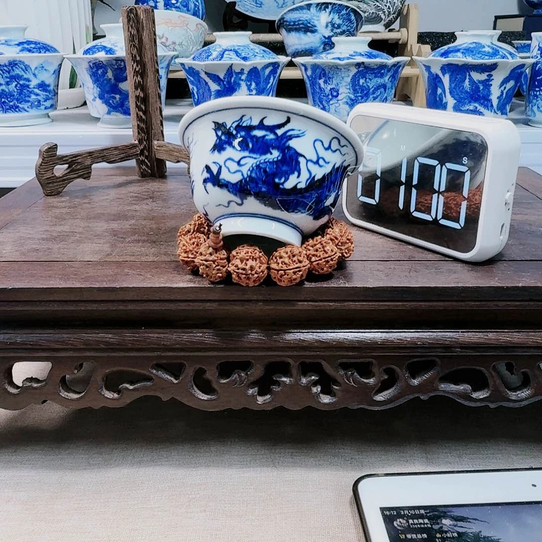 泥塑?****?主人杯手工手绘