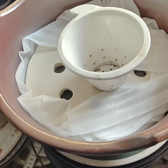 瓷茶漏，国营四厂库存，