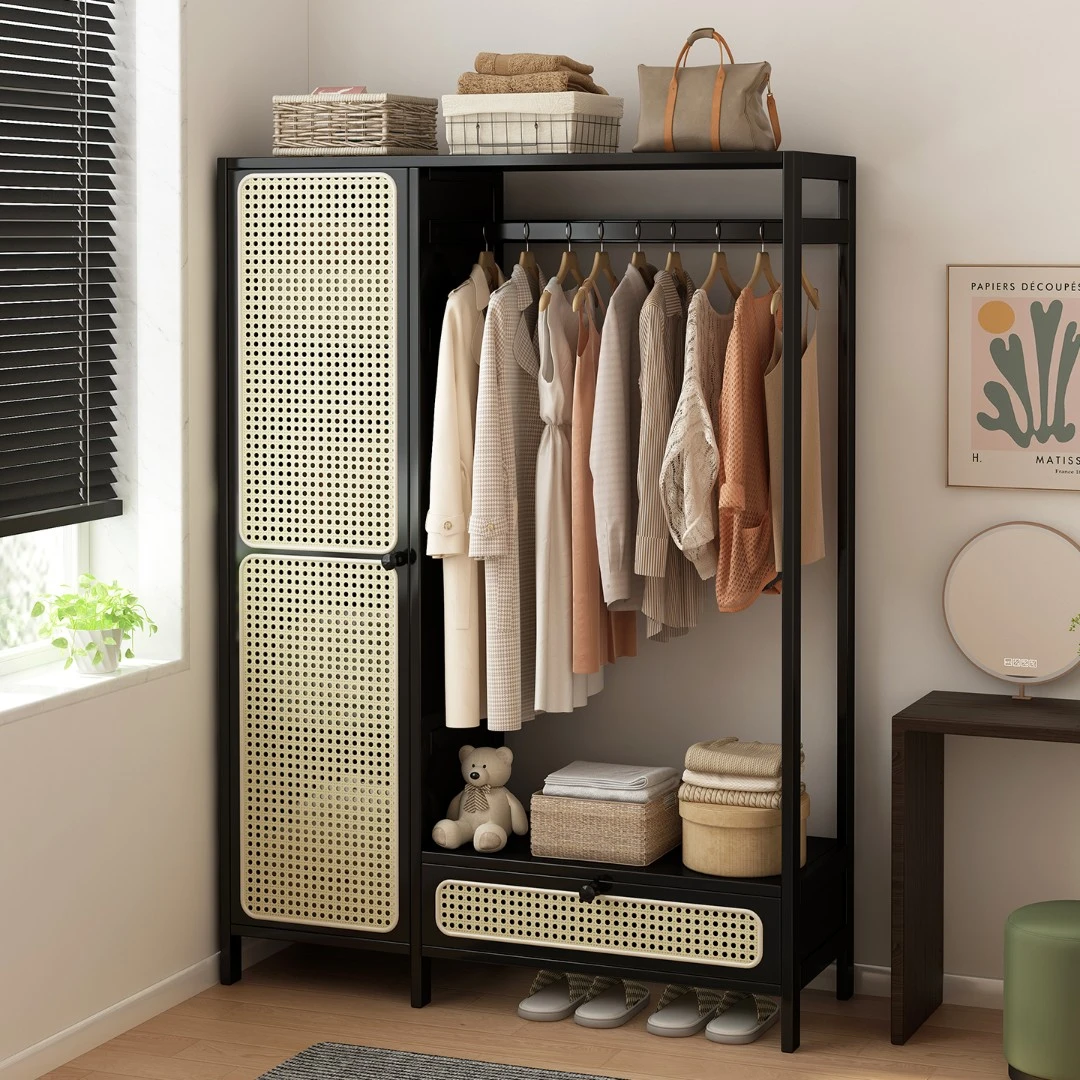 衣柜简易组装家用卧室衣橱结实耐用2025新款衣服收纳柜子出租房用