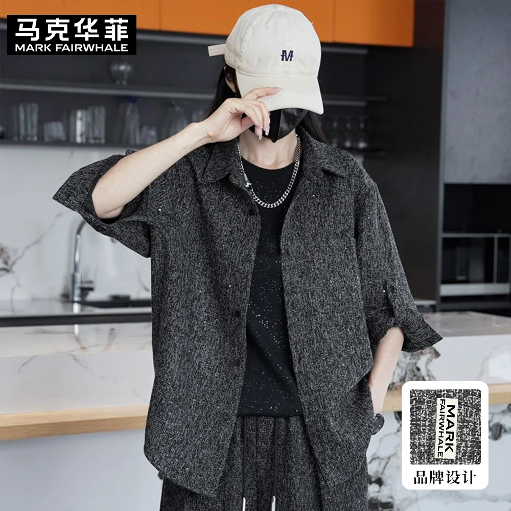 MARK FAIRWHALE/马克华菲2025新款休闲长袖外套痞帅轻奢男装