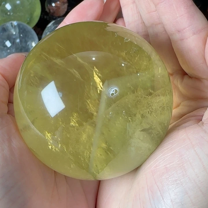 水晶天然水晶球H24未镶嵌天然7.5公分
