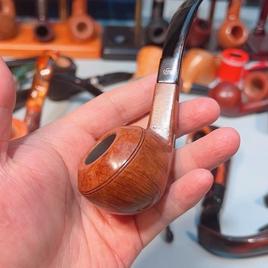 A****管意大利石楠木手工烟斗一款