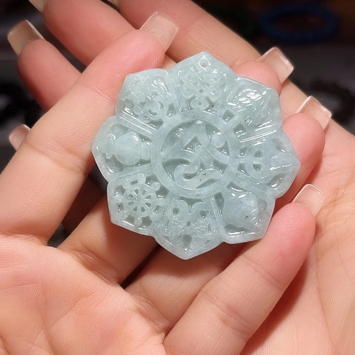 翡翠未镶嵌颈饰88888888989