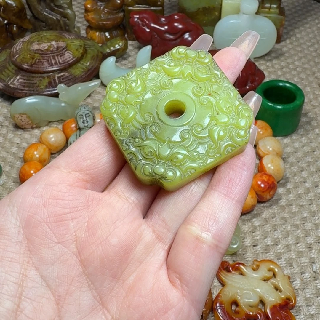 白玉菩提吊坠挂件