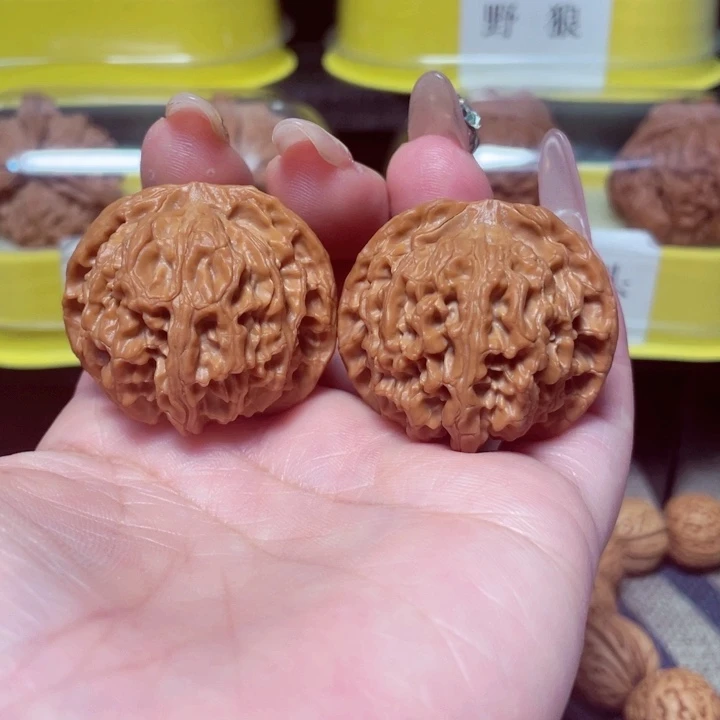 文玩核桃把件苹果38