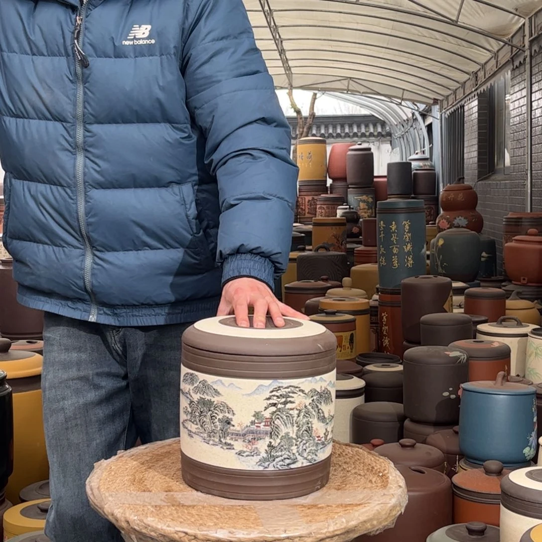 紫砂茶叶罐7 饼茶叶罐