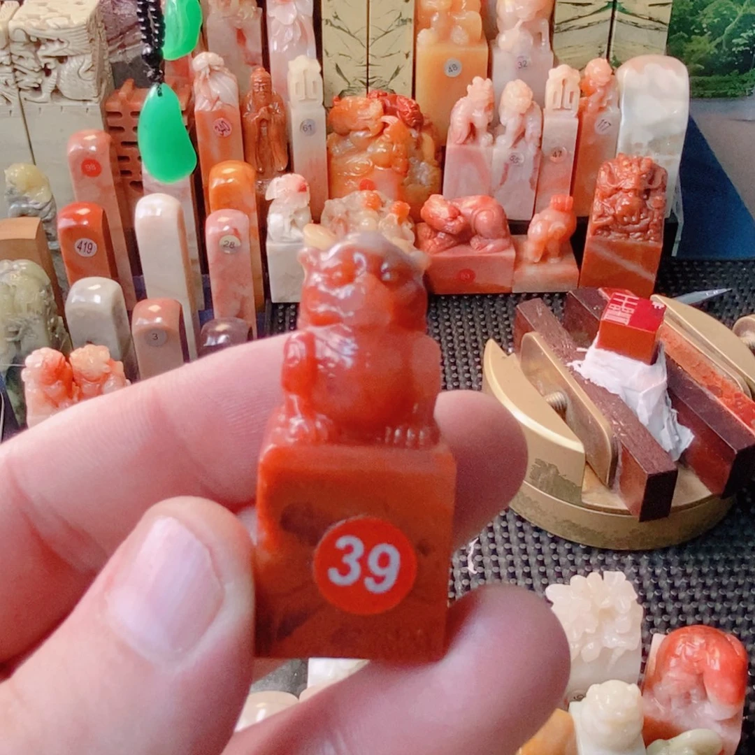 紫***容芙蓉手工篆刻，孤品。111111