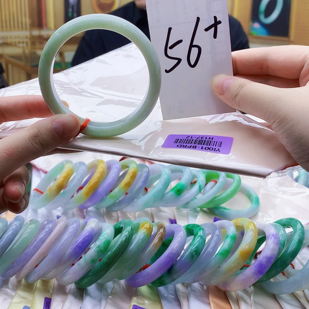 翡翠未镶嵌手镯mk