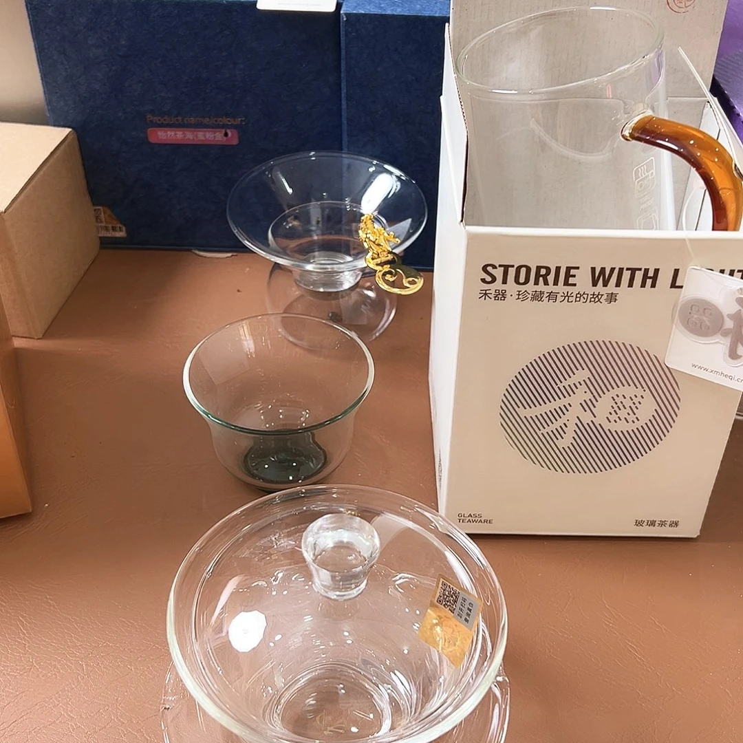 荷叶盖碗透明色。。。。。。。。