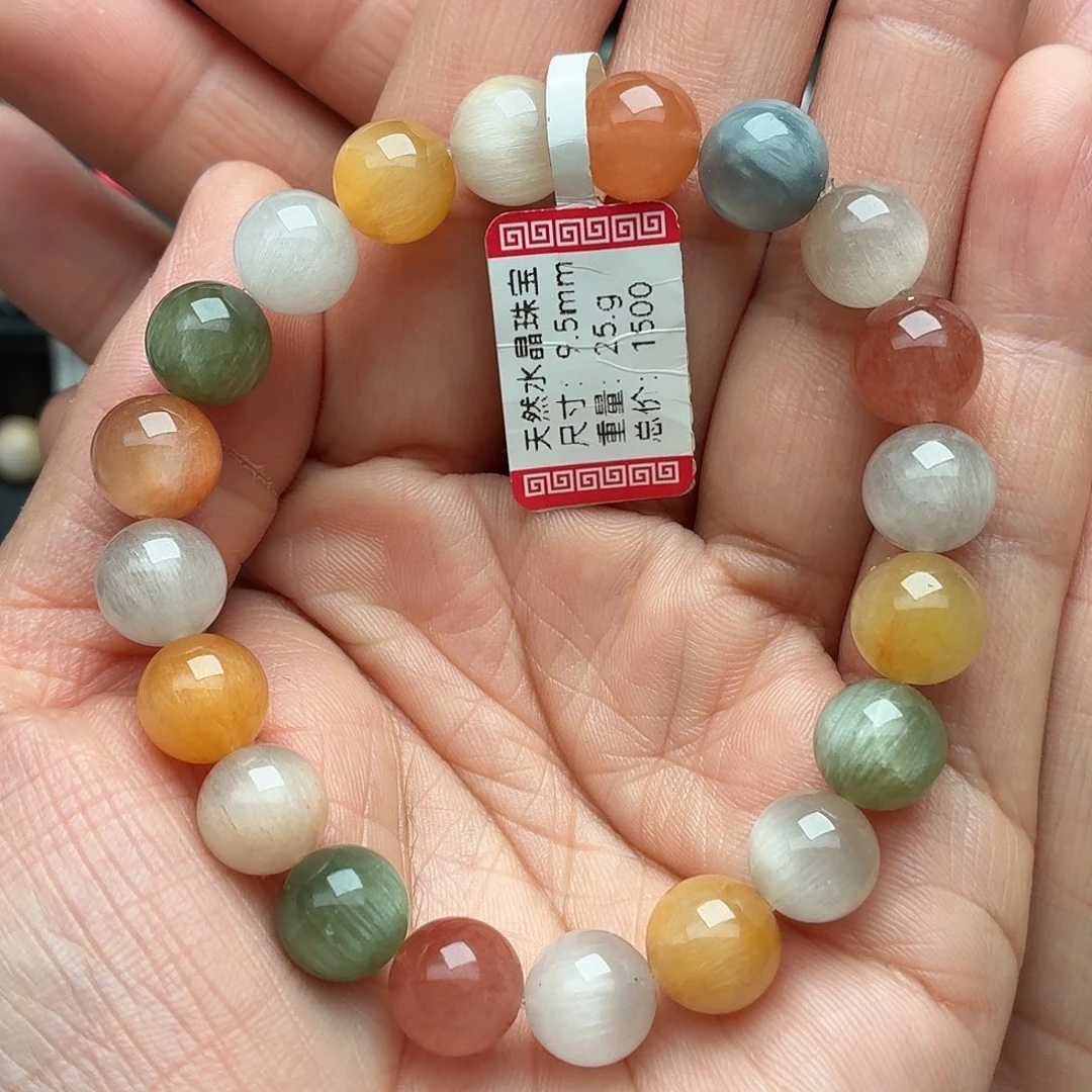 水晶未镶嵌手串天然水晶