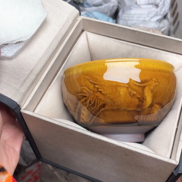 茶盏建窑建盏主人杯