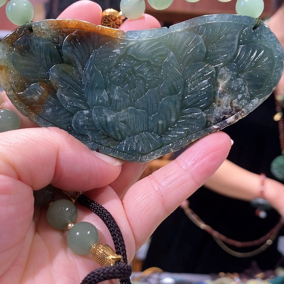 未镶嵌岫玉毛衣链