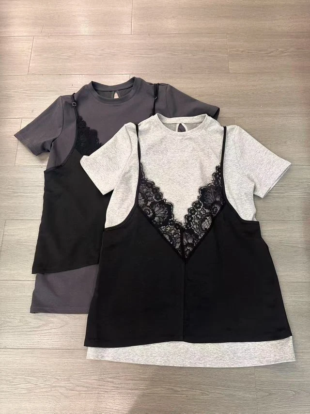 3801【PINGJIE】2025高货连衣裙韩版时尚休闲潮流舒适百搭洋气裙子