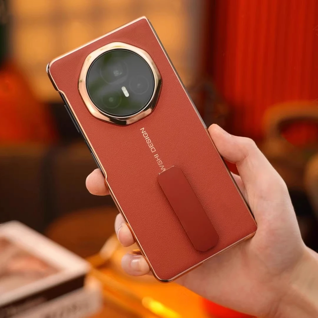 适用荣耀magicV3手机壳新款全包电镀旋转支架v3商务保护壳v3超薄