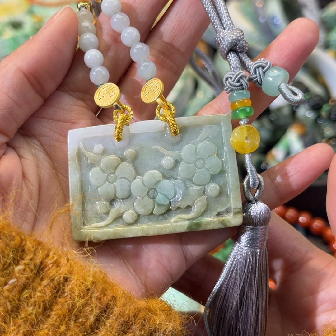 翡翠颈饰未镶嵌待编款默认微瑕