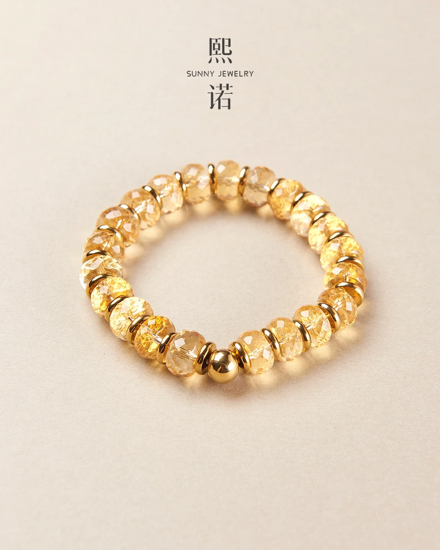 懒猫nono│Saynono 财富之石千金醉_黄水晶手链(多样性发其一)