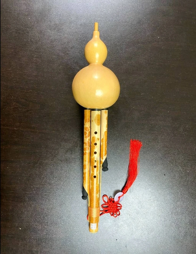 湘妃竹原生态七孔绑线款专业演奏型专业制作精品葫芦丝C调降B调GF