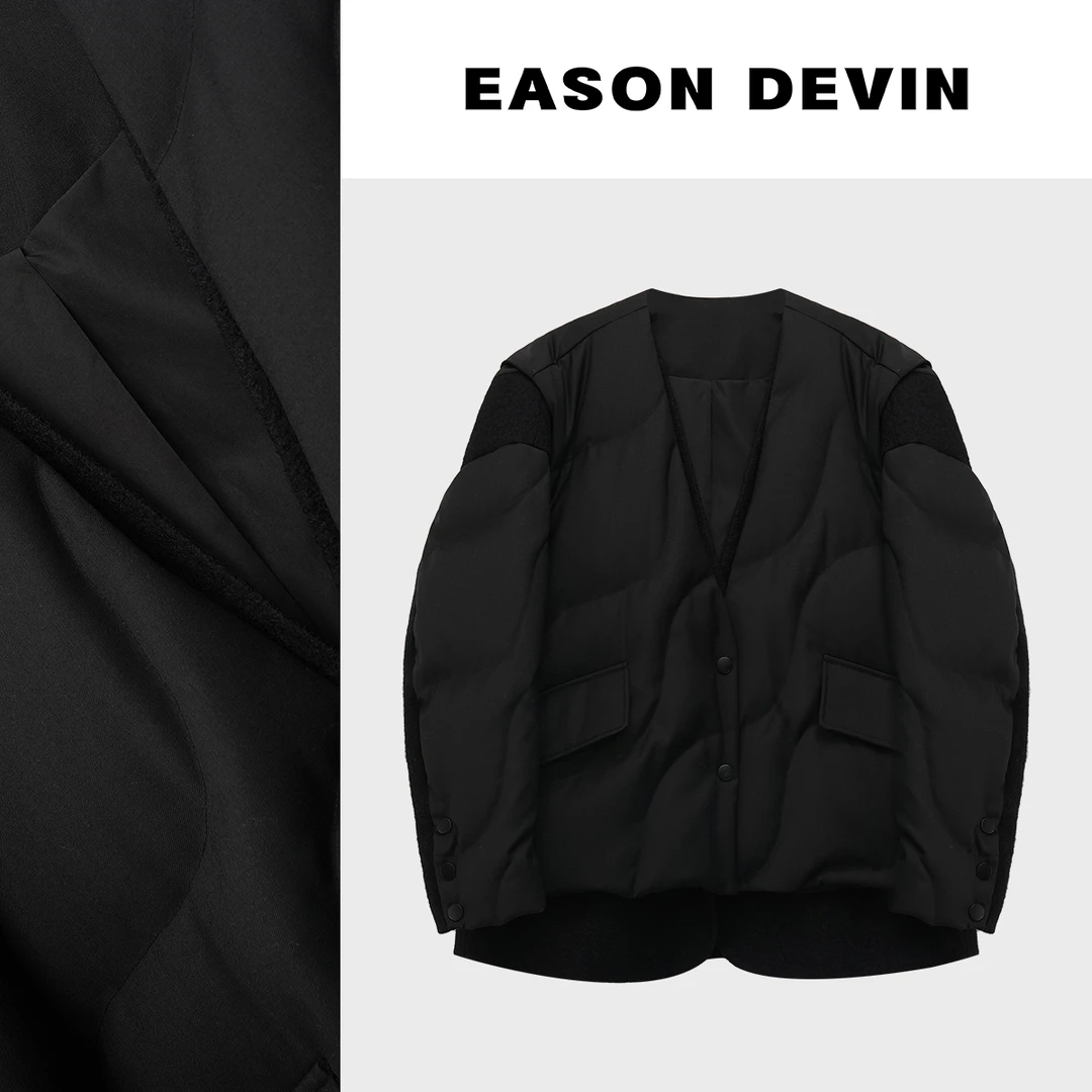 【陈陈专属】新款设计感格菱保暖舒适羽绒服女休闲上衣外套