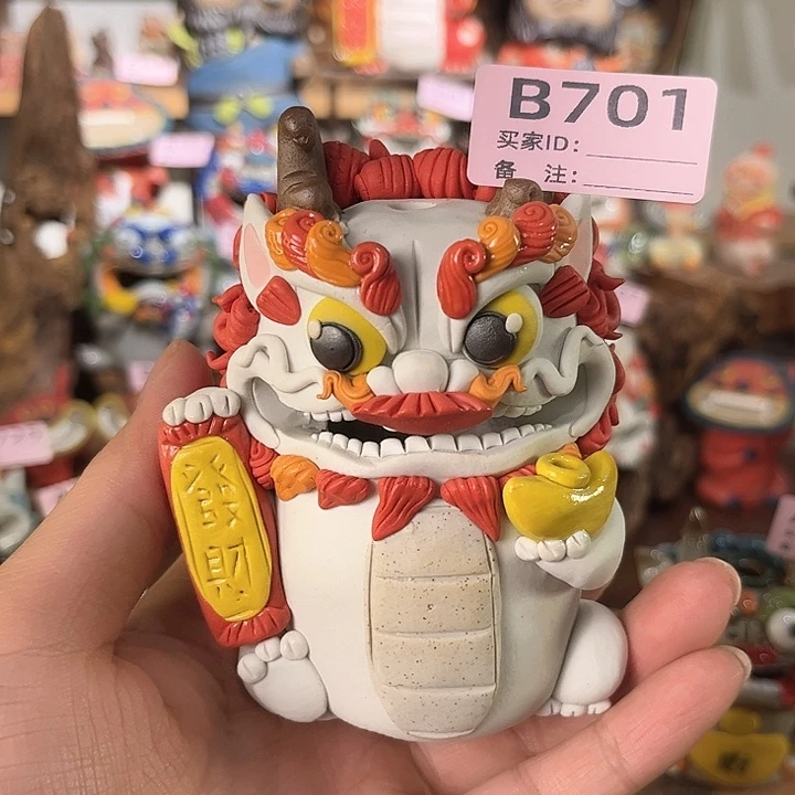 泥塑纯手工茶宠摆件