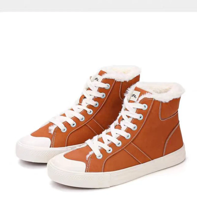 大孚国货潮品高帮加厚板鞋 女款 DFNB28017 D024