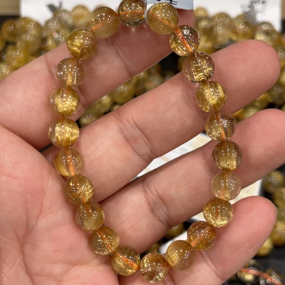 水晶手链未镶嵌aaa0109钛晶