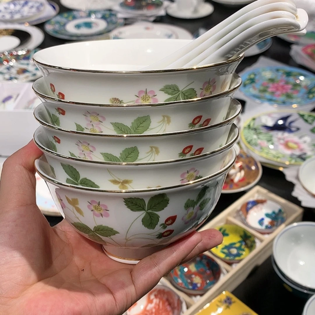 【闪购商品】瓷片六碗六勺