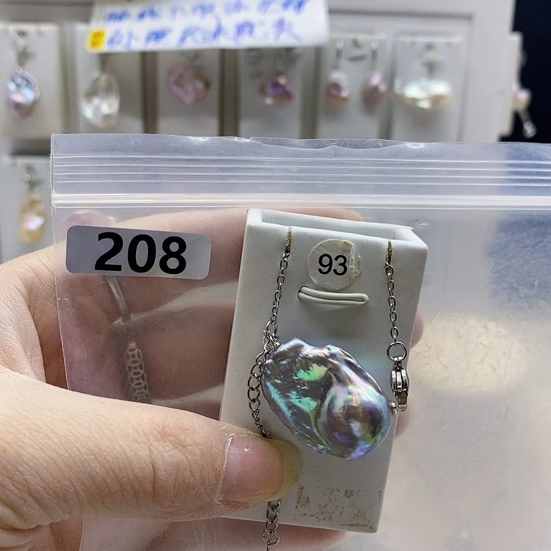 颈饰合金淡水珍珠