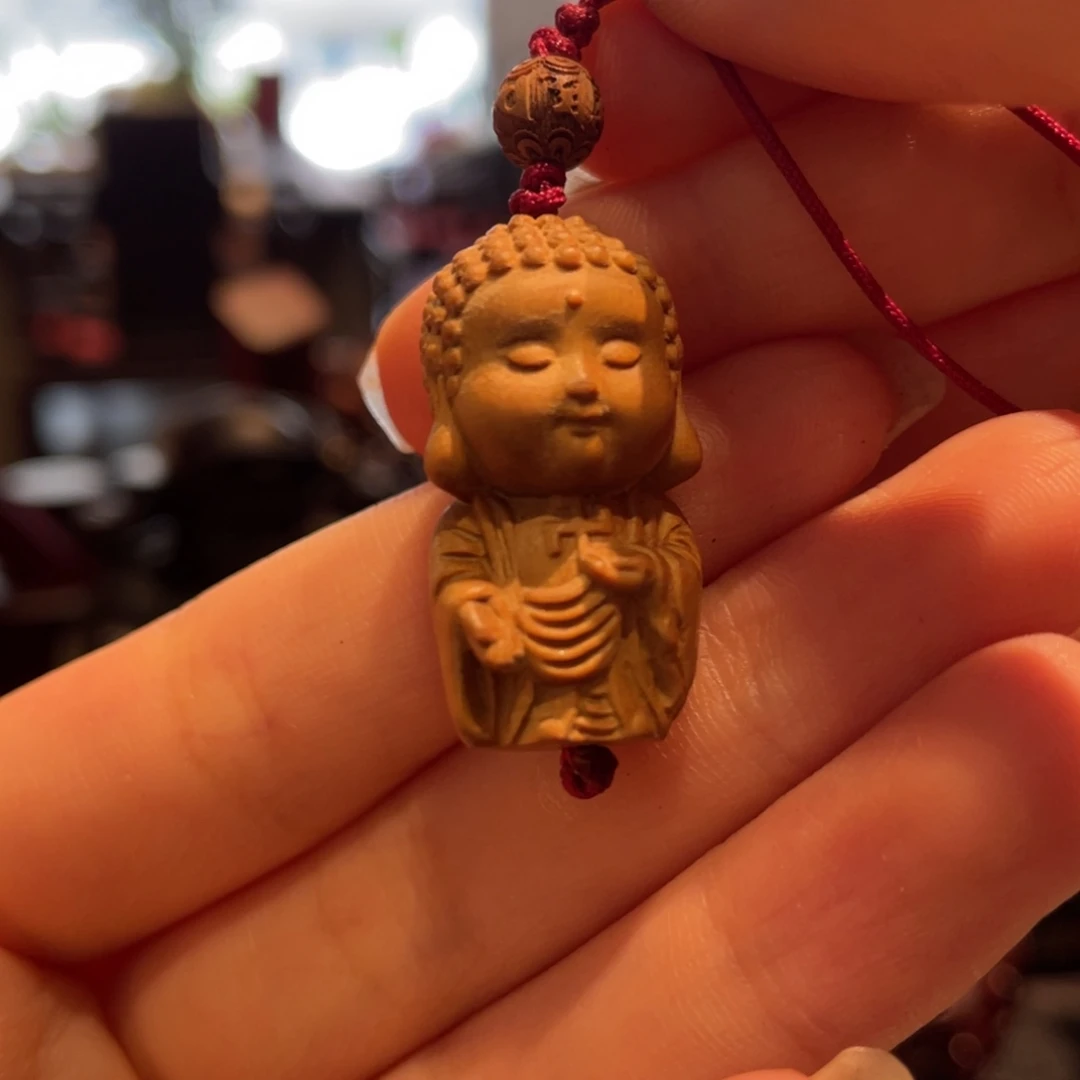 檀香木宝宝佛工艺品