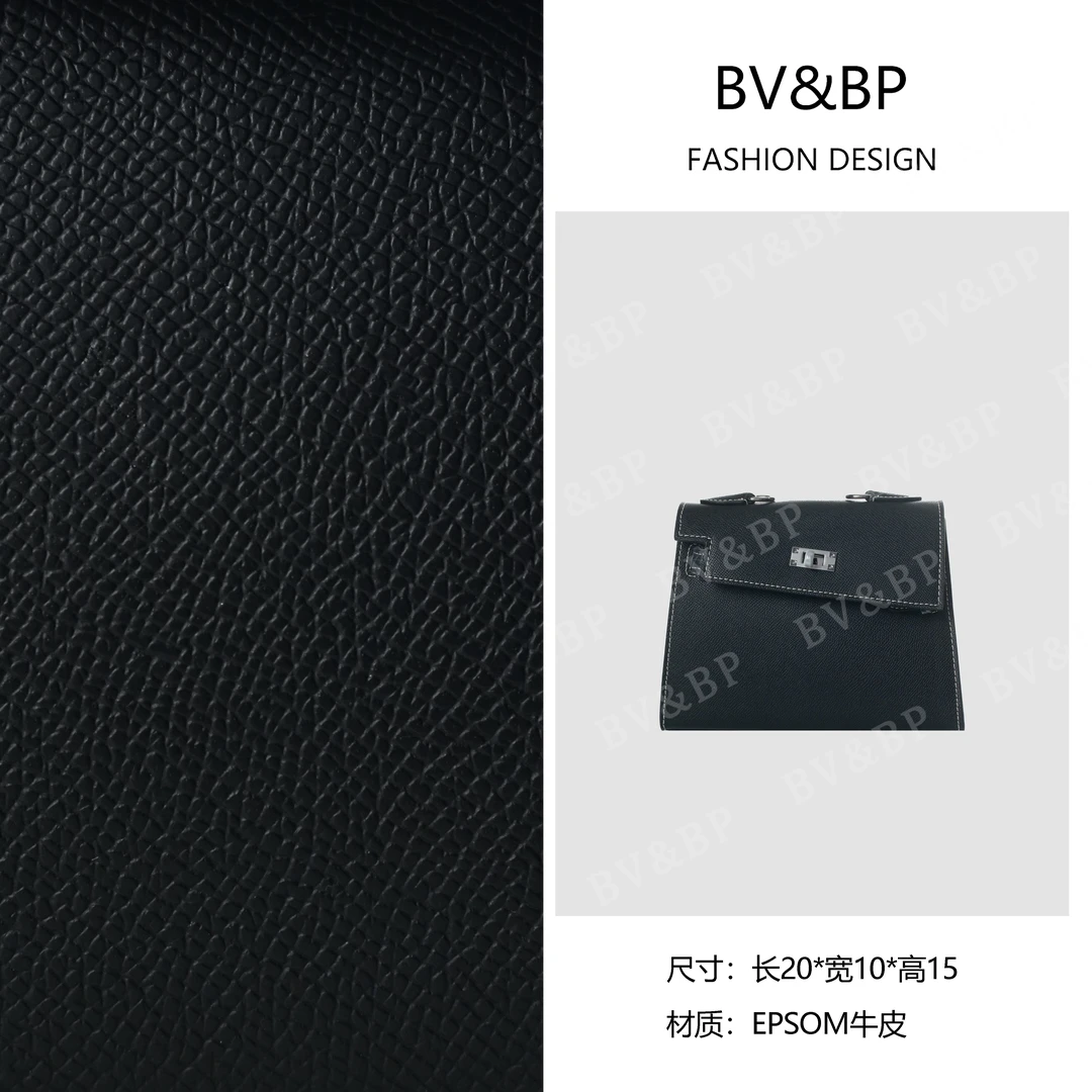 BV&BP· 原创设计 真皮高定单肩斜跨包  BV7269-黑色