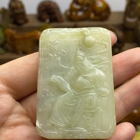 蛇纹石玉未镶嵌颈饰146