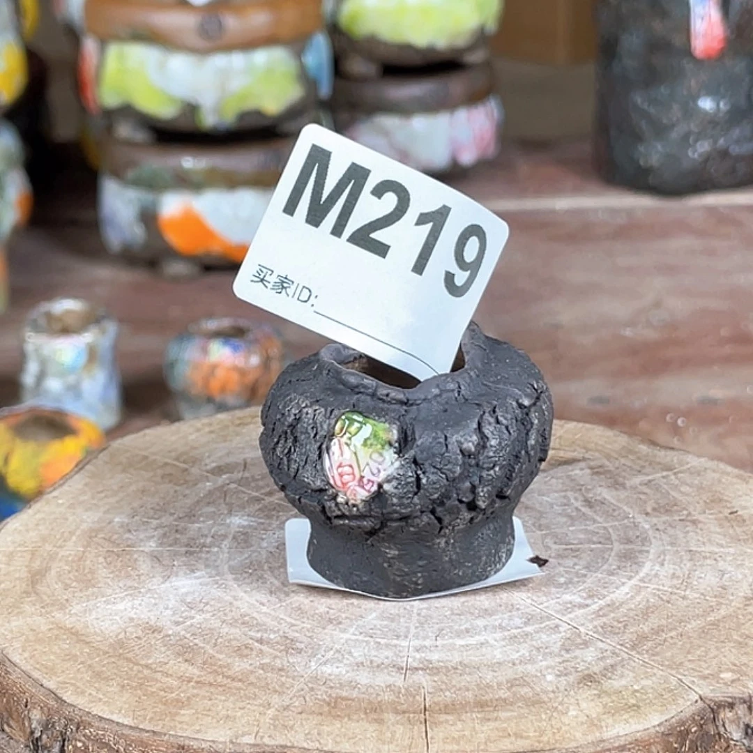 紫砂花盆小白孤品 内口2.3