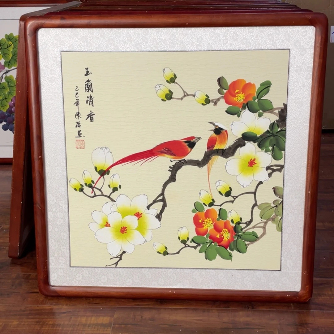 国画带框尺寸63*63厘米